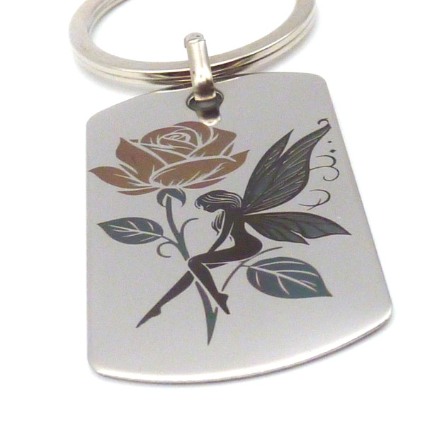 Porte-clé Fée des Roses