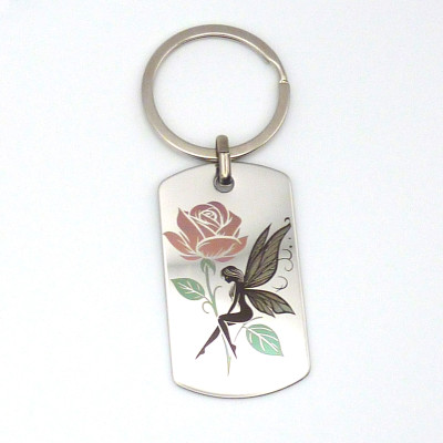 Fée des Roses - Porte-clés Personnalisé GravureUnique.fr