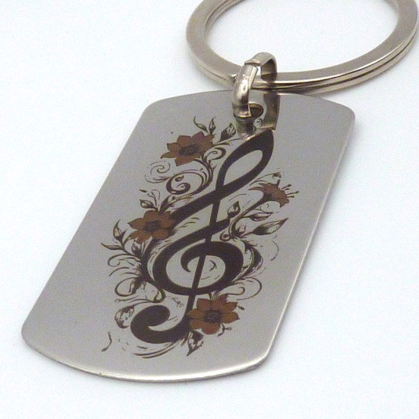 Porte-clé Mélodie Florale