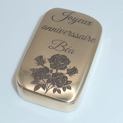 Lingot sur Mesure - Personnalisé GravureUnique.fr